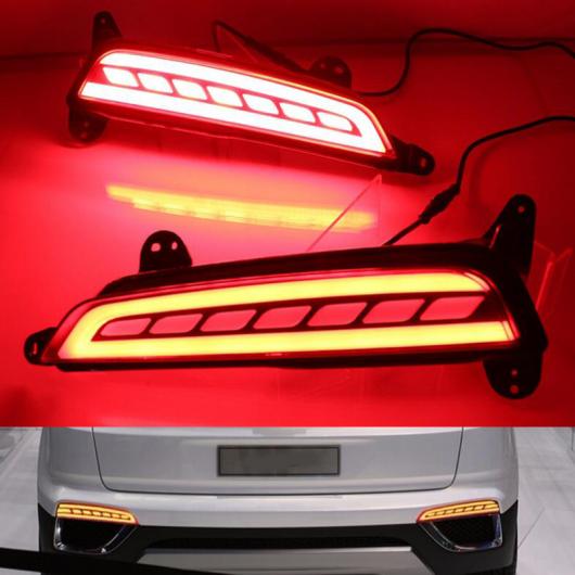 3 ファンクション LED リア ドライビング ライト 適用: ヒュンダイ クレタ IX25 2015 2016 ブレーキ バンパー ランプ ターン シグナル 2ファンクション AL-FF-1590 AL Car parts