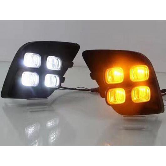LED DRL デイタイム ランニング ライト デイライト フォグランプ 装飾 シグナル 適用: トヨタ ハイラックス レボ ヴィーゴ 2015 2016 タイプ002 AL-FF-1706 AL Car parts