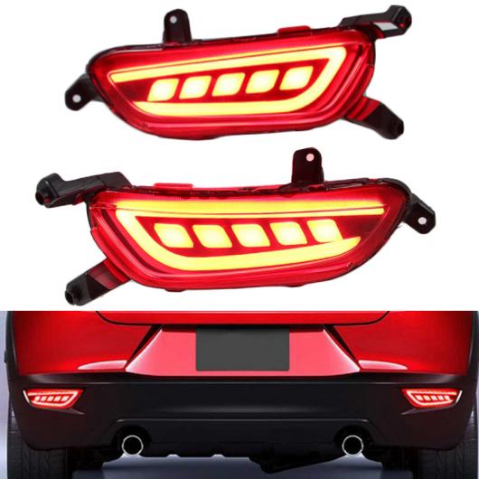 LED DRL リア バンパー テール ライト フォグランプ ブレーキ リフレクター 適用: マツダ CX-3 CX3 CX 3 2016-2017 2ファンクション AL-FF-1712 AL Car parts