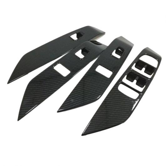 ウインドウ スイッチ パネル アジャスター カバー トリム ステッカー ストリップ ガーニッシュ 装飾 適用: ジャガー E-Pace/Eペース 2018 カーボン 色 LHD タイプ001 AL-FF-1773 AL Interior parts for cars
