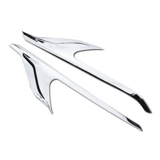 エクステリア 適用: トヨタ アルファード AH30 2016-2019 スポーツ エディション ステンレス スチール フロント ヘッドライト ランプ 装飾 カバー トリム スタイリング タイプ001 AL-FF-1776 AL Exterior parts for cars