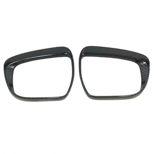 バックミラー ミラー レイン アイブロー カバー クローム 装飾 適用: 日産 キャシュカイ J11 2016 2017 2018 ABS カーボンファイバー スタイル AL-FF-1912 AL Car parts｜オートパーツエージェンシー2号店