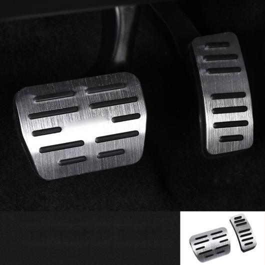 アルミニウム 合金 アクセル ブレーキ レスト ペダル トリム 適用: シュコダ カロック インテリア モールディング シルバー 2 ピース AL-FF-3648 AL Interior parts for cars