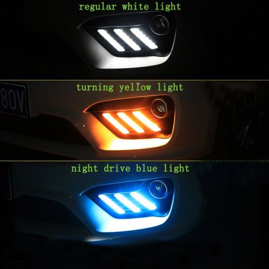 LED ヘッドライト バルブ マルチカラー バルブ 適用: 起亜 K2 リオ 2017 2018 インテリア モールディング アクセサリー 3 カラー 2 ピース AL-FF-3831 AL Interior parts for cars