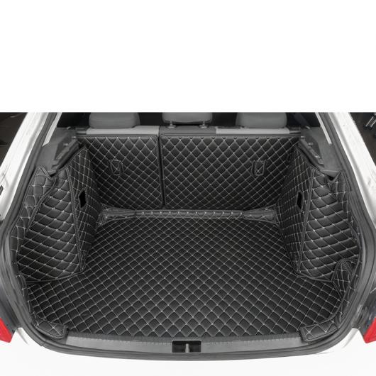 レザー トランク マット カーゴ ライナー 適用: シュコダ オクタヴィア A7 2015 2016 2017 2018 2019 2020 ラグ カーペット ブラック 5 ピース AL-FF-4246 AL Car parts