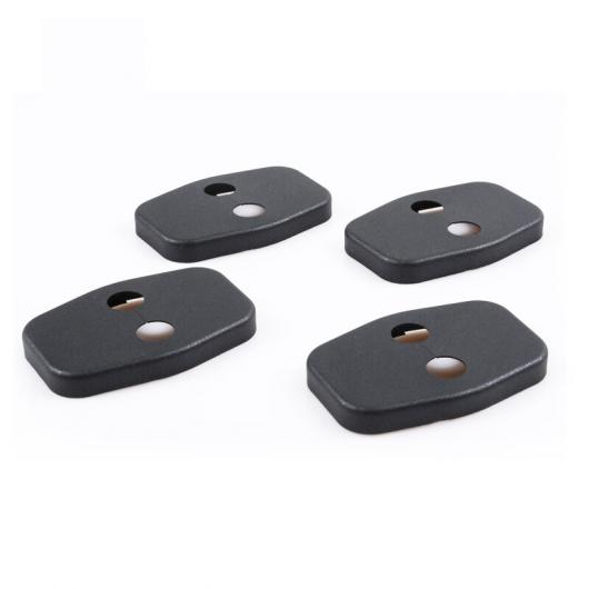 ステンレス スチール ASB 合金 ドア ロック バックル カバー 適用: プジョー 3008 4008 508 インテリア アクセサリー ABS AL-FF-4356 AL Interior parts for cars
