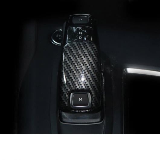 ABS ギア レバー ヘッド ギア パネル トリム 適用: プジョー 3008 5008 2019 2020 インテリア アクセサリー カーボンファイバー ブラック 1 AL-FF-4392 AL Interior parts for cars