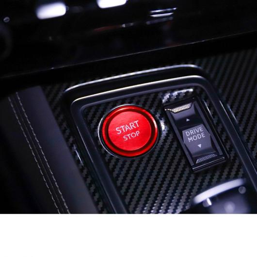 アルミ 合金 ワンスタート ボタン サークル パネル 適用: プジョー 3008 5008 装飾 レッド ライトトランスペアレント～シルバーLIGHTTRANSPARE AL-FF-4404 AL Interior parts for cars