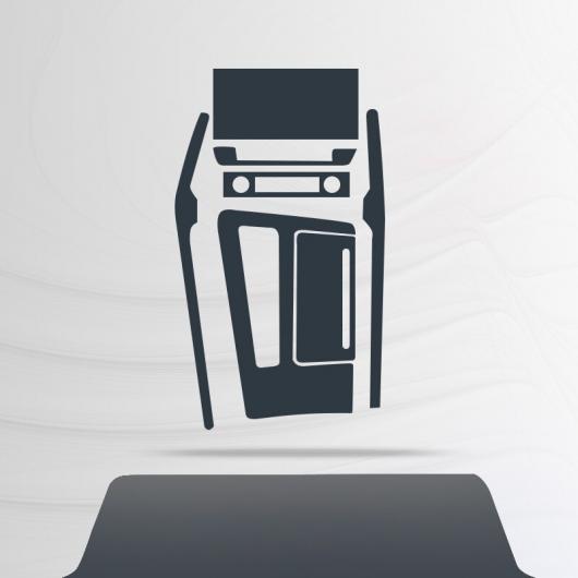 TPU インテリア フィルム セントラル コントロール 保護 ステッカー 適用: アウディ A7 アクセサリー 2019 A7 7個 AL-FF-4537 AL Interior parts for cars