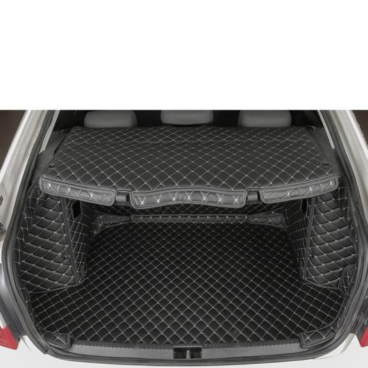 レザー トランク マット カーゴ ライナー 適用: シュコダ オクタヴィア A7 2015 2016 2017 2018 2019 2020 ラグ カーペット ブラック 6ピース AL-FF-4569 AL Car parts｜オートパーツエージェンシー2号店