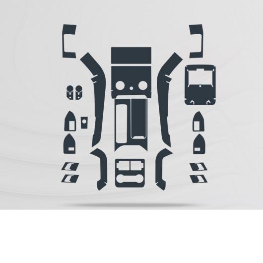 ギア GPS ナビゲーション スクリーン ダッシュボード 保護 フィルム 適用: レンジ ローバー スポーツ 2013-2020 2019 2018 2018-2020 タイプ 3 AL-FF-4677 AL Interior parts for cars