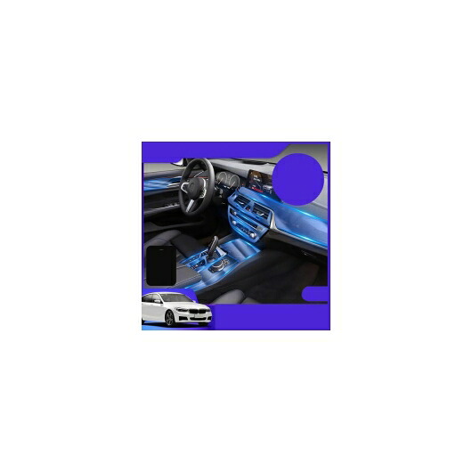 TPU トランスペアレント インテリア セントラル コントロール ギア パネル 保護 フィルム 適用: BMW 7シリーズ F01 G11 2019 2018 F01 1～G11 5 AL-FF-4756 AL Interior parts for cars