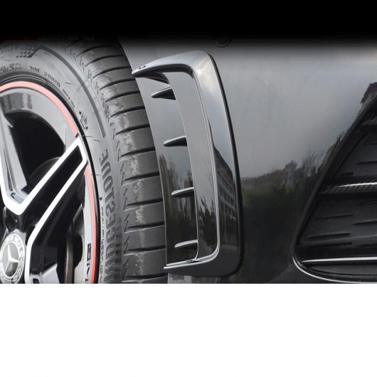 適用: メルセデス ベンツ A クラス A200 A180 フロント ホイール バンパー トリム シャーク フィン カーボンファイバー ブラック・ブラック AL-FF-4964 AL Interior parts for cars