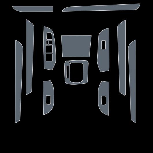 TPU ギア ダッシュボード GPS ナビゲーション スクリーン フィルム ステッカー 適用: スバル アウトバック レガシィ 2015-2020 2016 タイプ 3 AL-FF-5206 AL Car parts