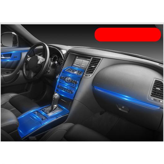 TPU トランスペアレント センター コントロール ギア フィルム 保護 ステッカー 適用: インフィニティ QX70 2013-2020 2018 タイプ 2・タイプ 3 AL-FF-5225 AL Car parts
