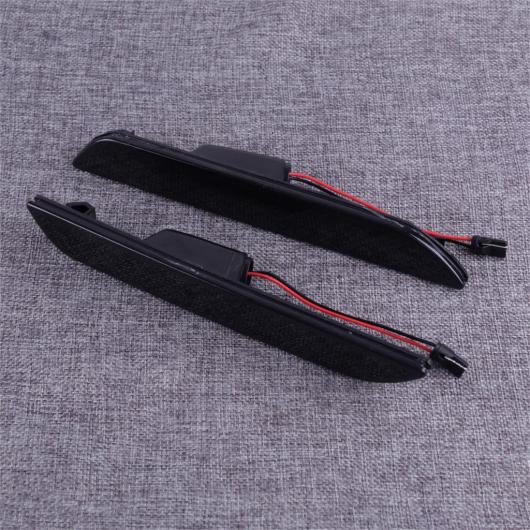 2ピース 12V 3W スモーク レンズ レッド LED リア バンパー サイド マーカー ライト ランプ リフレクター ランプ 適用: フォード マスタング 2015-2017 2018 2019 AL-FF-6514 AL Car parts|オートパーツエージェンシー2号店