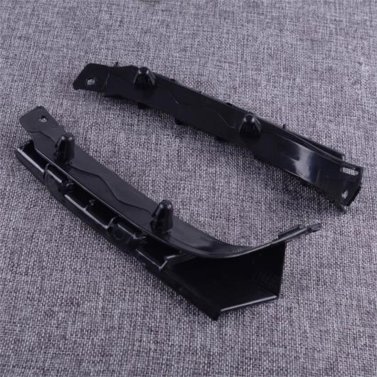 2ピース ABS ブラック フロント バンパー ブラケット ホルダー カバー ガイド 51117116667 51117116668 適用: BMW E53 X5 2003 2004 2005 2006 AL-FF-6517 AL Exterior parts for cars