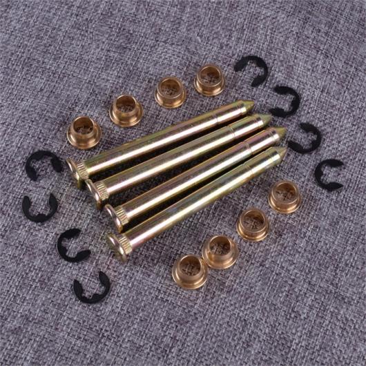 1 セット 金属 ドア ヒンジ ピン ブッシング キット 金属 YC101363 適用: フォード F150 F250 F350 ブロンコ AL-FF-6549 AL Exterior parts for cars