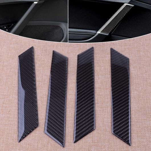 4ピース カースタイリング カーボンファイバー スタイル インテリア ドア ハンドル 装飾 カバー トリム 適用: VW フォルクスワーゲン ゴルフ MK7 MK7.5 2018 AL-FF-7224 AL Interior parts for cars