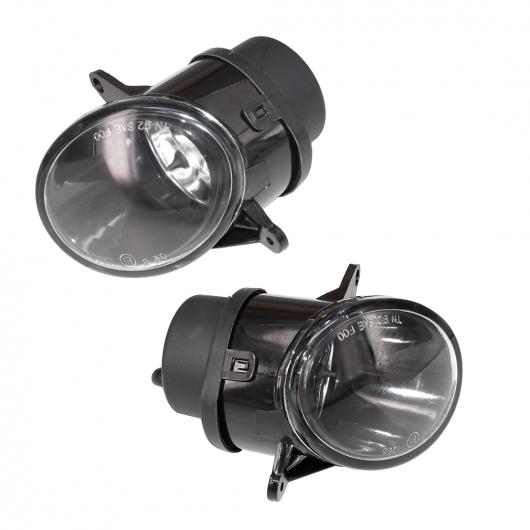 2ピース 12V 55W ブラック フロント ハロゲン フォグライト ランプ バルブ アセンブリ 適用: アウディ A6 C5 2003 2004 AL-FF-7286 AL Car parts