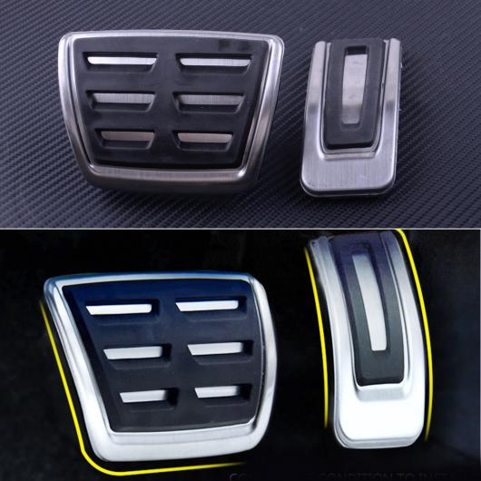 2ピース ブレーキ＆ガス ペダル パッド キャップ カバー 5G1064205 適用: VW ゴルフ MK7 E-GOLF トゥーラン ティグアン MK2 2018 AL-FF-7340 AL Interior parts for cars