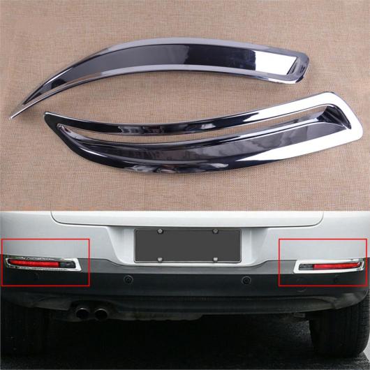 1ペア ABS クローム リア フォグライト ランプ カバー トリム ストリップ 適用: VW ティグアン 2010 2011 2012 2013 2014 2015 AL-FF-7603 AL Exterior parts for cars