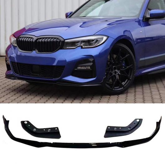 光沢 ブラック PP フロント バンパー リップ スプリッター スポイラー 適用: BMW 3シリーズ G20 G28 2019 2020 フロント リップ スポイラー スプリッター 5ピース 3 ピース AL-II-0262 AL Exterior parts for cars