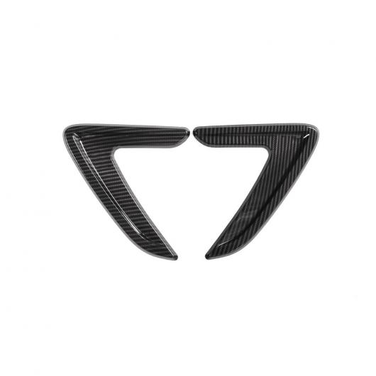 1 ペア サイド エア 吹き出し口 カバー トリム フェンダー ステッカー 適用: BMW 3シリーズ F30 2013-2018 エア 吹き出し口 フェンダー カバー トリム ステッカー ABS カーボン 調 AL-II-0292 AL Exterior parts for cars