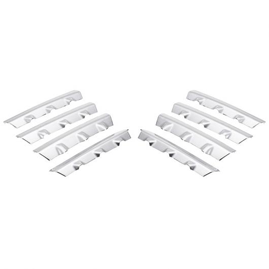 フロント グリル トリム カバー フロント センター トリム 8ピース 適用: 日産 キャシュカイ J10 2008-2011 シルバー AL-II-0387 AL Exterior parts for cars｜オートパーツエージェンシー2号店