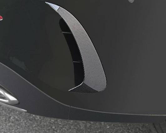 適用: メルセデス ベンツ A クラス W177 トランク リア フォグランプ グリル スラット オート ライト カバー ステッカー カーボンファイバー カーボンファイバー・ブラック AL-II-1045 AL Exterior parts for cars