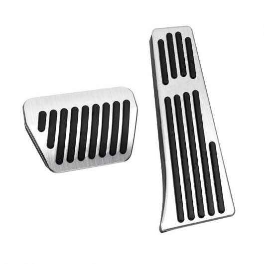 フット ペダル 適用: BMW 3 5 7シリーズ E90 E92 F10 F11 F01 F02 F25 F26 アクセル ガス フューエル ブレーキ ペダル レスト ペダル パッド マット カバー シルバー AT 2PC AL-II-1164 AL Interior parts for cars 16,517円