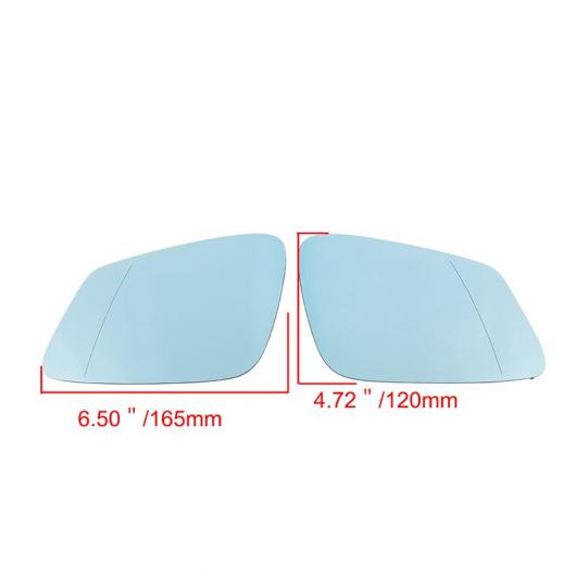 フロント シート ドア サイド ミラー ヒーテッド ブルー リア ビュー ミラー ガラス 適用: BMW 5 6 7シリーズ F01 F02 F04 F06 F10 F11 F12 F13 1ペア AL-II-1411 AL Door mirror lens