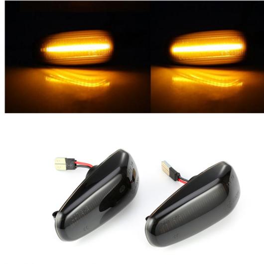 2ピース 適用: メルセデスベンツ/MERCEDES BENZ Eクラス W210 Cクラス W202 W208 LED ダイナミック サイド マーカー ウインカー シーケンシャル ライト 通常 AL-II-1790 AL Turn signal