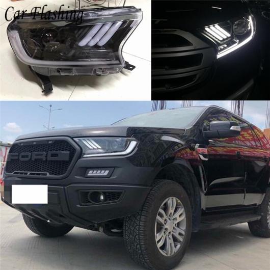 適用: フォード/FORD エベレスト レンジャー ヘッドライト 2016-2018 ダイナミック ウインカー LED DRL HID BI キセノン 4300K～8000K 55W AL-II-1892 AL Turn signal