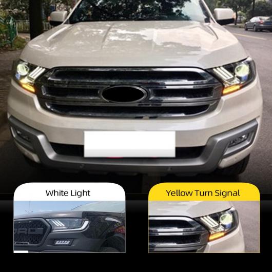 適用: フォード/FORD エベレスト レンジャー ヘッドライト 2016-2018 ダイナミック ウインカー LED DRL HID BI キセノン 4300K～8000K 55W AL-II-1893 AL Turn signal