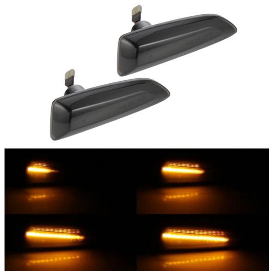2ピース LED アンバー ダイナミック フロー ウインカー サイド マーカー ライト 適用: オペル/OPEL アストラ J K 2015 ザフィーラ C インシグニア B グランドランド X 2017 AL-II-1929 AL Turn signal