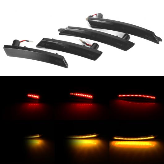 リア/フロント LED サイド マーカー ライト リピーター ランプ ウインカー パネル 適用: ミニ/MINI（BMW） クーパー R55 R56 R57 R58 R59 R60 R61 シーケンシャル AL-II-2153 AL Turn signal
