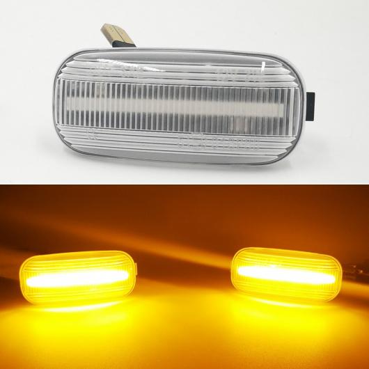 1 ペア 適用: アウディ/AUDI A2 A3 A4 A6 A8 TT フロー サイド マーカー ライト ウインカー アンバー スモーク LED ダイナミック ウインカーランプ ブラック・ホワイト 通常 AL-II-2010 AL Turn signal