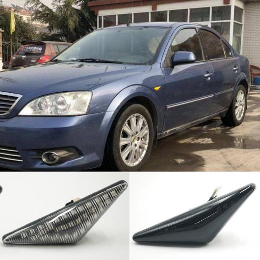 AL 1 ペア LED ダイナミック サイド マーカー ウインカー 適用: フォード FORD モンデオ 2000-2007 MK3 フォーカス MK1 1998-2004 シーケンシャル クリア シェル・スモーク シェル シーケンシャル AL-II-2113