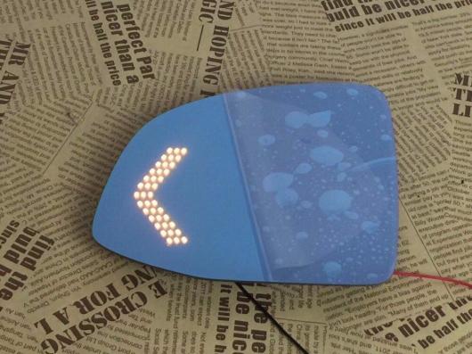 ブルー リア ビュー ミラー 適用: メルセデス ベンツ E クラス 電動 ヒート LED ダイナミック サイド ウインカー 防眩 AL-II-2201 AL Winker Mirror