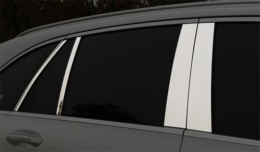 10ピース ステンレス スチール クローム ウインドウ センター ピラー ポスト トリム カバー 適用: メルセデス GLC クラス X253 GLC200 GLC250 GLC300 2016 AL-II-2259 AL Exterior parts for cars