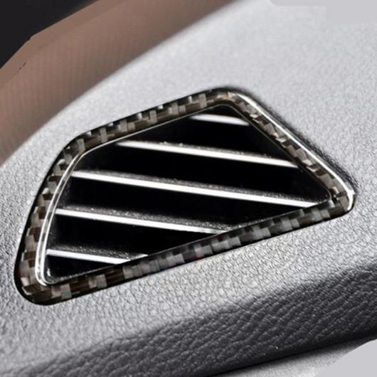 2ピース カーボンファイバー フロント アッパー 通気口 フレーム ステッカー トリム 適用: BMW X6 E71 2008 14 AL-II-2935 AL Interior parts for cars