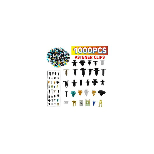 1000 ピース ドア パネル トリム 車用 フェンダー バンパー MIXED リベット 固定器具 プッシュ ピン クリップ ユニバーサル 適用: AL-II-2904 AL Interior parts for cars