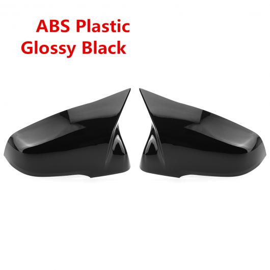 カーボンファイバー/ABS 2ピース リア ビュー サイド ドア ミラー カバー キャップ ダイレクト 適用: トヨタ スープラ 2018 2019 2020 ABS製 AL-II-3618 AL Exterior parts for cars