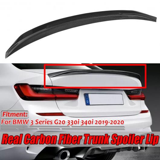 ハイキック リアル カーボンファイバー G20 リア トランク スポイラー ウイング リップ 適用: BMW 3シリーズ 330I 340I 2019-2020 AL-II-3192 AL Exterior parts for cars