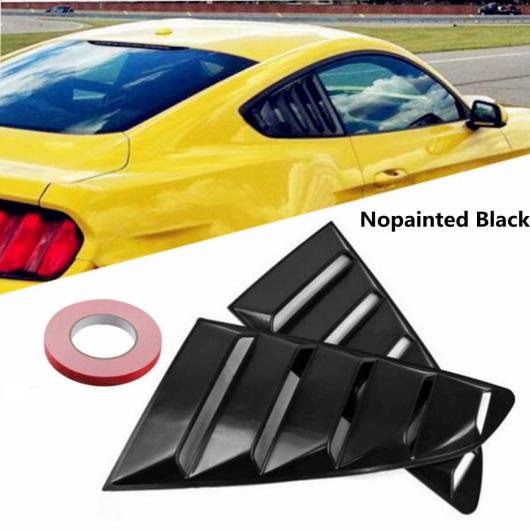 左 + 右 1/4 クォーター サイド ウインドウ スクープ ルーバー 吹き出し口 バイザー カバー トリム 適用: フォード/FORD マスタング FASTBACKS 2015-2020 CAN ペイント AL-II-3458 AL Exterior parts cars|オートパーツエージェンシー2号店