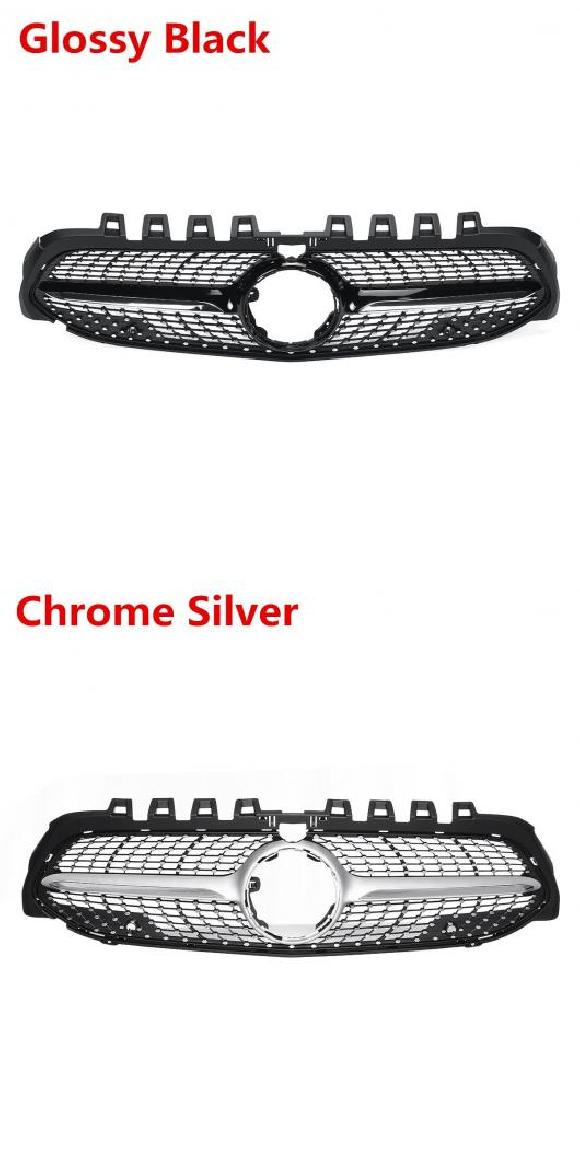 2019 グリル フロント バンパー メッシュ 適用: メルセデス ベンツ A クラス W177 A250 A200 A45 AMG 2019 カメラ ブラック・シルバー AL-II-3834 AL Exterior parts for cars|オートパーツエージェンシー2号店