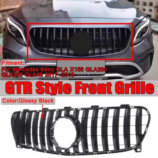 GT グリル ブラック フロント バンパー 適用: メルセデス ベンツ GLA X156 GLA200 GLA250 GLA45 AMG 2017 2018 AL-II-3994 AL Exterior parts for cars