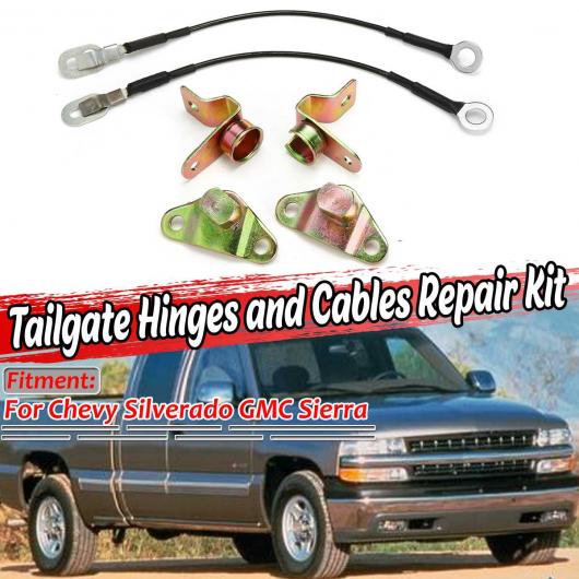 1ピース リア テールゲート ヒンジ ケーブル リペア キット セット 適用: シボレー/CHEVROLET シルバラード GMC シエラ 1KPGM1225003 ドア ヒンジ コンバージョン キット AL-II-4037 AL Exterior parts for cars