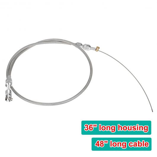 LS エンジン 36 ステンレス スチール 編み込み スロットル ガス ケーブル LS1 4.8 5.3 5.7 6.0 K6055 AL-II-4118 AL Car parts|オートパーツエージェンシー2号店